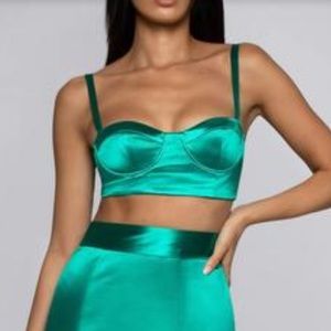 Emerald bustier